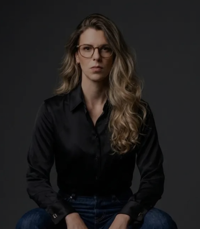 Black And White Minimalist Typography Personal Logo